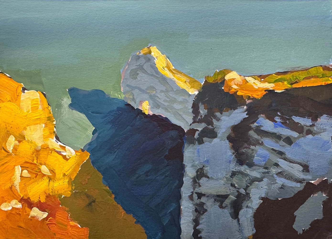 Stéphane Olivier - Peinture - Etretat