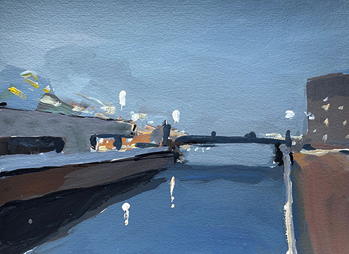 Stéphane Olivier - Peinture - Pont Sainctelette