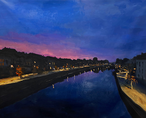 St&eacute;phane Olivier - Peinture - Escault Aurore